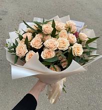 Букет Кремовые розы Латте в Колышлее
