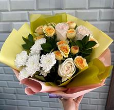 Букет цветов из:  Розы и Хризантемы #REPLACE_PRED# Колышлее