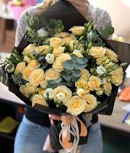 Букет цветов из:  Розы и Лизиантусы #REPLACE_PRED# Колышлее